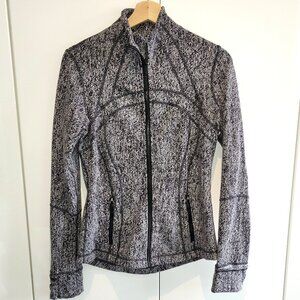 lululemon athletica Define Jacket Size 8 Heathered Black and Grey Size 8